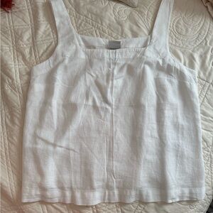 a new day White Tank Top